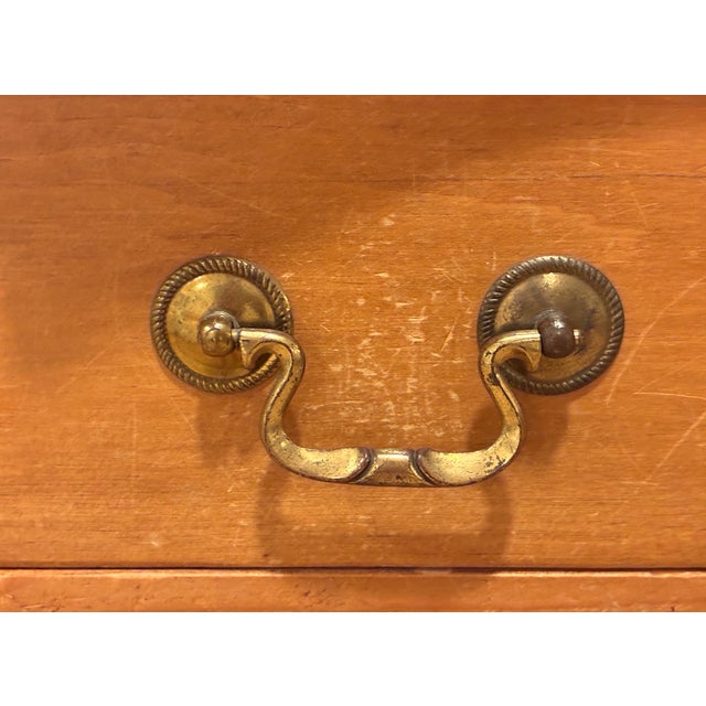 Antique Solid Pine Double Dresser For Sale In West Palm - Image 6 of 8