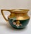 Art Nouveau Antique Limoges Hand Painted Pitcher With Gold Handle For Sale - Image 3 of 6