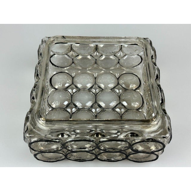 1970s Ceiling Lamp in Glass & Metal from Glashütte Limburg, 1970s For Sale - Image 5 of 18