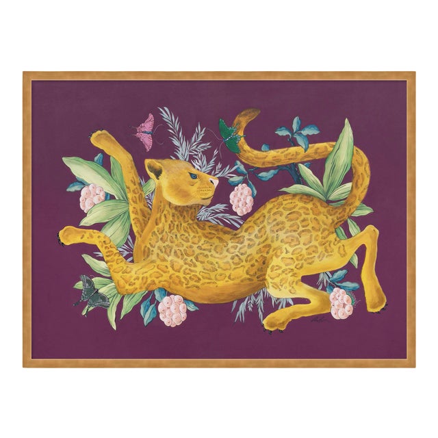 Spot On by Allison Cosmos in Gold Frame, XL Art Print For Sale