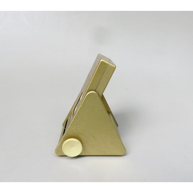 Eternal Calendar in Aluminum Gold-Colored Anodized from Fwk, 1960s For Sale - Image 4 of 15