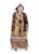An antique pair of Burmese / Thailand marionette puppet dolls depicting a man and woman wearing traditional Thai silk and...
