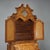 Walnut and Burl Walnut Trumeau, Italy, 1900s For Sale - Image 3 of 12