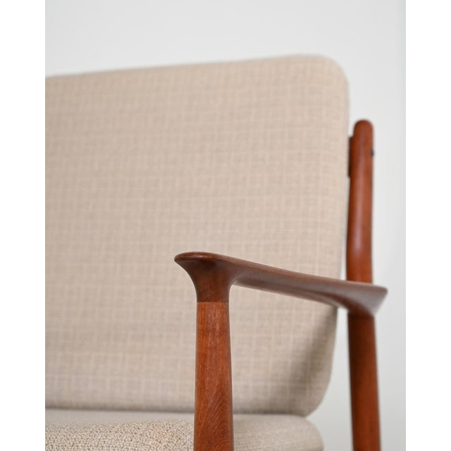 Wood Lounge Chairs by Grete Jalk for Glostrup Møbelfabrik, 1960s, Set of 2 For Sale - Image 7 of 11