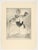Art nouveau style illustration by Curtis G. Leonardo (American, b. 1960). A rose with a few leaves sits in a wineglass,...