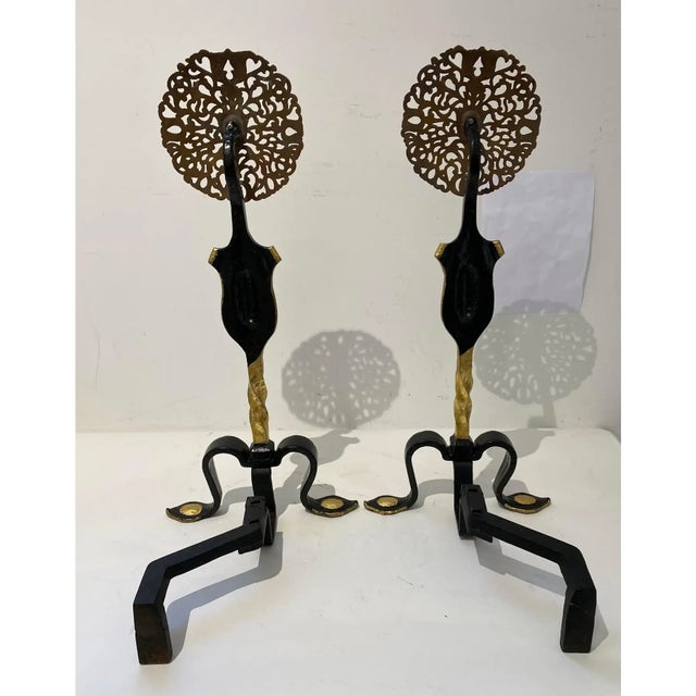 Tudor Andirons 1920s For Sale - Image 12 of 13