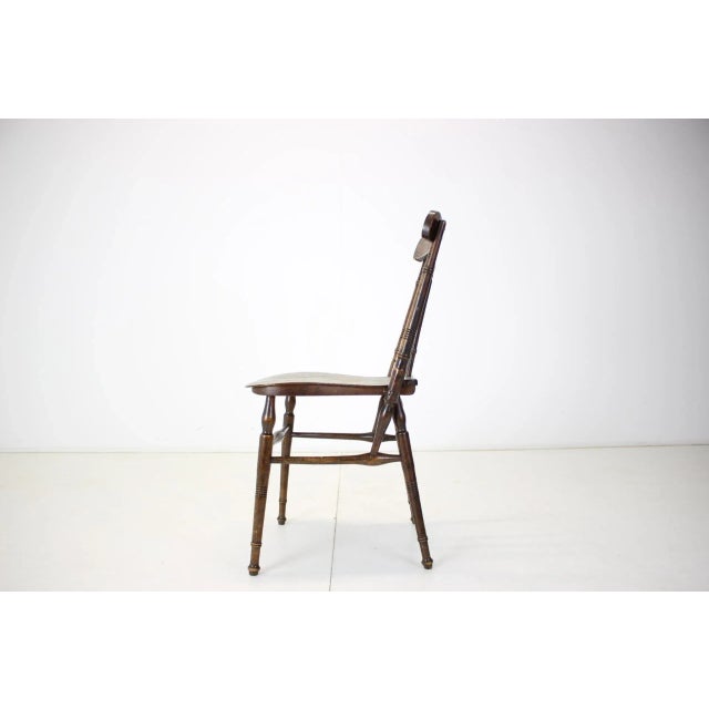 Wooden Chair, Czechoslovakia, 1910s For Sale - Image 4 of 12