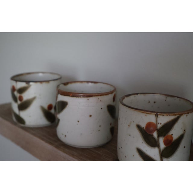 1960s Vintage Mid 20th Century Hand Painted Japanese Otagiri Stoneware Tea Set - 11 Piece For Sale - Image 5 of 17