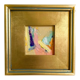 "Getting Together" 2026 Framed Mini Painting by Jessalin Beutler For Sale