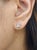 Modern 1.00 Ct Princess Cut Diamond Studs, Pair For Sale - Image 3 of 8