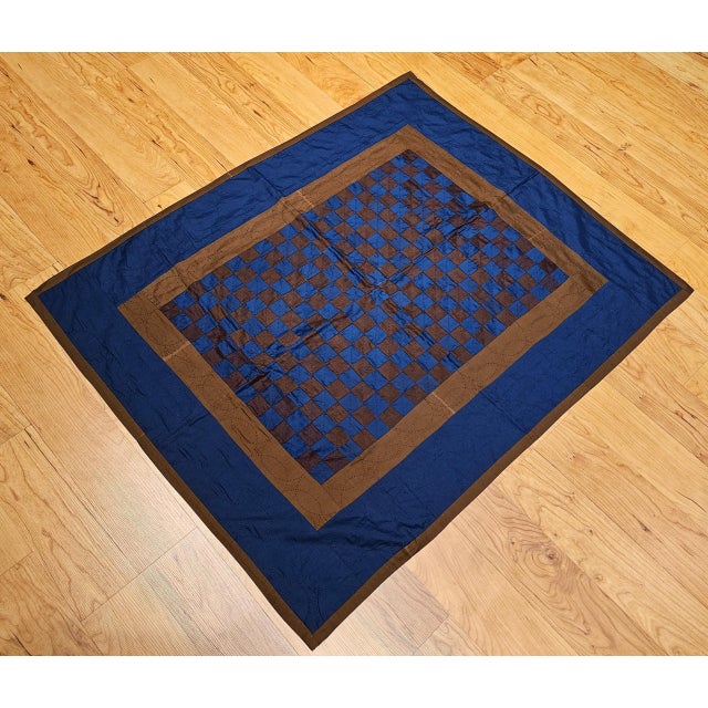 Mid 20th Century Mid 20th Century American Amish Crib Quilt For Sale - Image 5 of 8