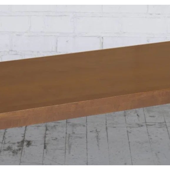 Oak Park Solid Wood Cocktail Coffee Table For Sale - Image 4 of 4