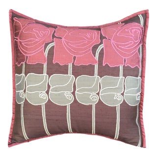 Machine Appliqued Pillow For Sale