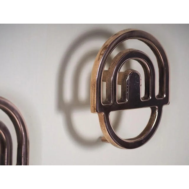 Contemporary Bronzino Hangers by Alessandro Zambelli, Set of 2 For Sale - Image 3 of 5