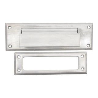Modern 8.25 In. Brush Aluminum Mail Slot For Sale
