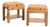 Pine Bedside Tables by Maison Regain, 1970, Set of 2 For Sale