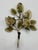 This lovely rustic tole wall hook is too pretty to cover! Light tones of green and white with roses, this functional as...