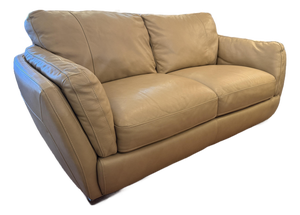 Natuzzi Editions Collection Leather Apartment Sofa