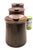 Mid 20th Century Teak Wood Canisters, Set of 3 For Sale In Miami - Image 6 of 14