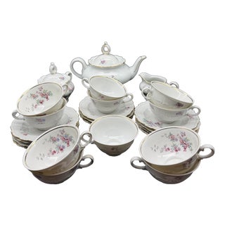 Service from the Bavaria Schirnding, 1960s, Set of 25 For Sale