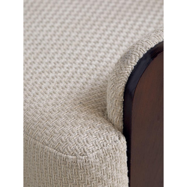 1980s Barbara Barry Salon Art Deco Arm Chairs For Sale - Image 10 of 10