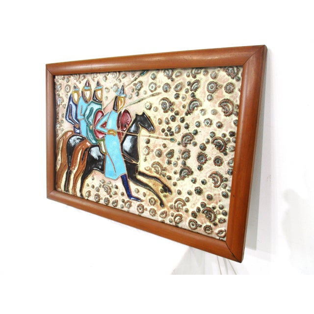 Mid-Century Modern Mid Century Art Tile in the Style of Harris Strong For Sale - Image 3 of 11