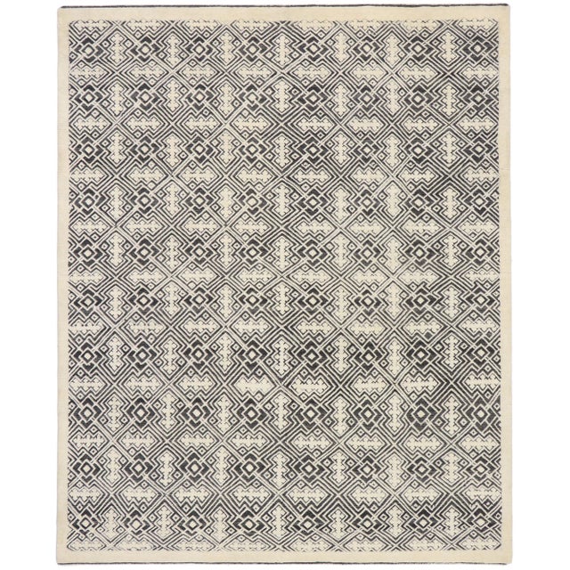 Contemporary Moroccan Style Souf Rug With Raised Design - 08'01 X 10'00 For Sale - Image 10 of 10