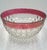 Victorian Faceted Cranberry Punch Bowl, Cups & Ladle - 14 Pieces For Sale - Image 3 of 7