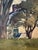 Original 1937 watercolor on paper by American artist Stanford Stevens (1897-1974), depicting a New England landscape with...