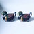 This is a charming pair of vintage cloisonné enamel Mandarin duck figures, attributed to the "export creation" period of...