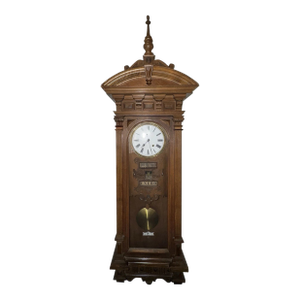 19th Century Spanish Language Calendar Wall Clock