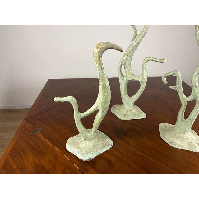 Italian Papier-Mâché Sculptures, 1950s, Set of 3 For Sale - Image 3 of 7