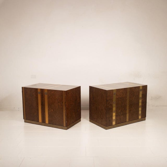 1970s Cabinet and Chest of Drawers by Angelo Gaggioli for Gaggioli Roma, 1970s, Set of 2 For Sale - Image 5 of 18