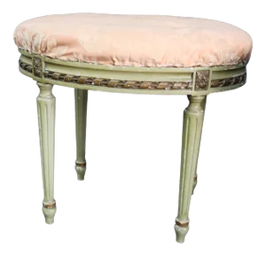 Louis XVI Carved & Painted Footstool