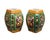 Asian 1960s Pair of Terra Cotta Garden Seats / Plant Stands For Sale - Image 3 of 8