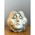 Vintage Sculptural Stoneware Face Planter For Sale - Image 10 of 12
