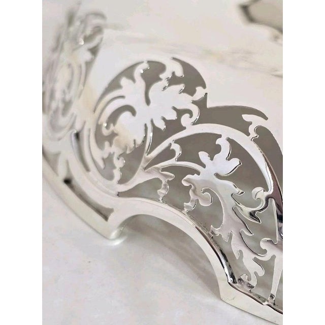 Mid-Century Sterling Silver Fruit Bowl from JB Chatterley, 1972 For Sale - Image 13 of 18