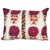 This pair of lumbar pillows are covered in an antique Suzani pattern. Which is newly printed on heavyweight cotton/linen...
