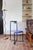 Kaa chair designed by Francesco Soro, Italian design of the 1980s. Entirely in lacquered metal: a single bent black tube...