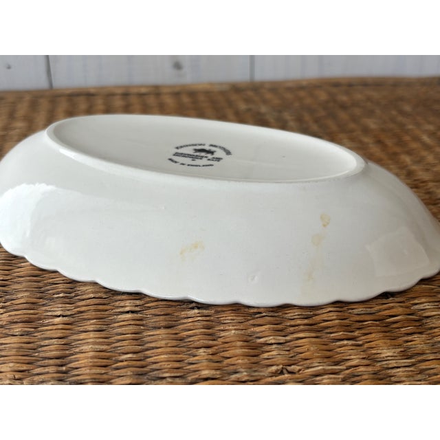 Mid 20th Century Johnson Brothers English Porcelain Tray For Sale - Image 9 of 9