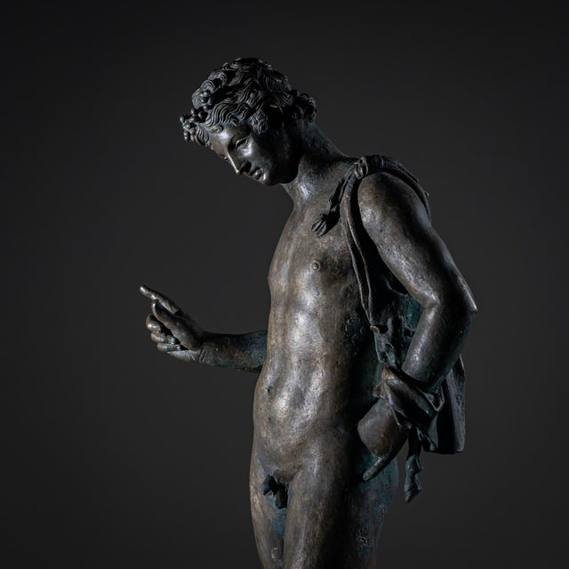 Bronze of Narcissus after the Antique, 20th Century For Sale In New York - Image 6 of 18