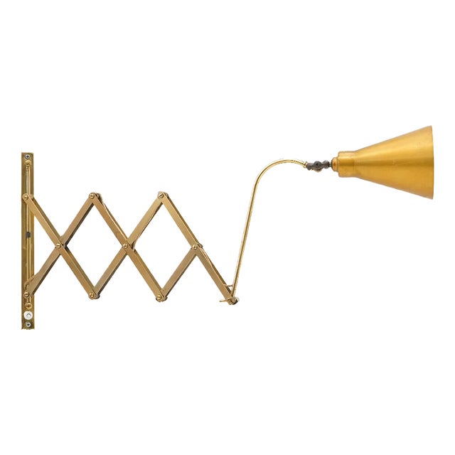 Pantograph Wall Lamp, 1950s For Sale