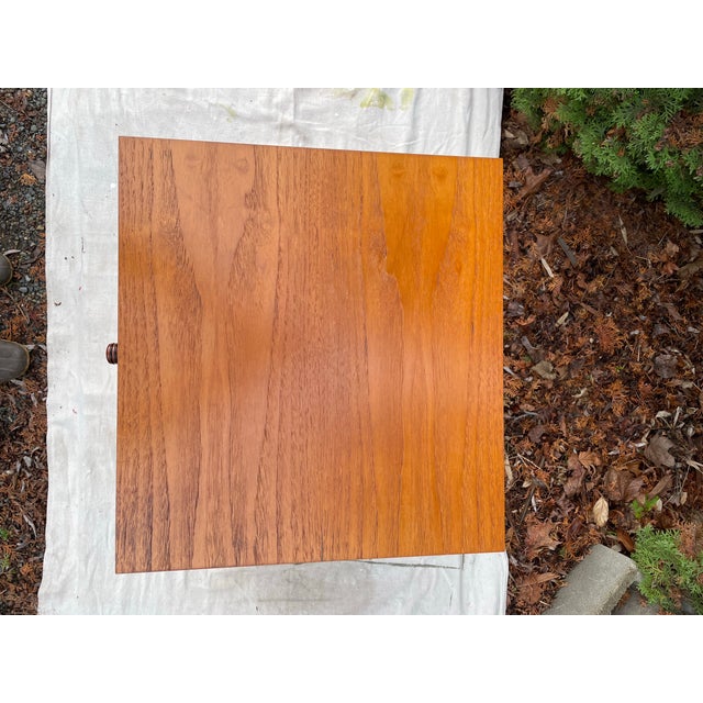 Mid-Century Modern Mid 20th Century Danish Modern Teak Rolling File Cabinet For Sale - Image 3 of 9