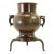 Early 20th Century Meiji Japanese Bronze Ikebana Usubata Vase on Tripod With Landscape For Sale