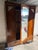 Art Deco Oak Wardrobe with Mirror and Carved Details, 1920s For Sale - Image 3 of 14