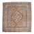 Early 20th Century Persian Shiraz Square Rug - 3'10" x 3'11" For Sale