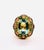 Gemstone Bochic “Orient” Vintage Diamond, Green Amethyst & Pink Tourmaline Ring Set 18K & Silver For Sale - Image 7 of 10
