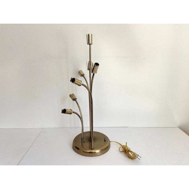 Modern Lucite Leaves Accent Lamp For Sale - Image 13 of 18