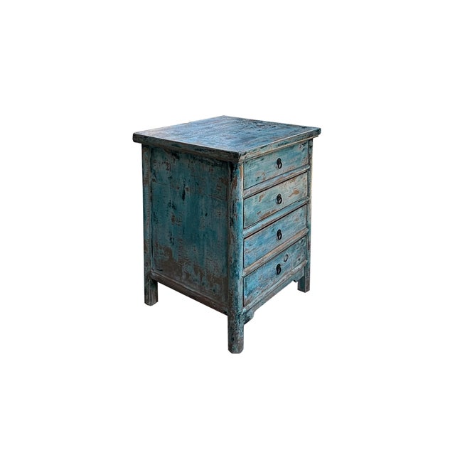 Add a splash of coastal charm to your bedroom or living space with this beautifully distressed chest of drawers,...