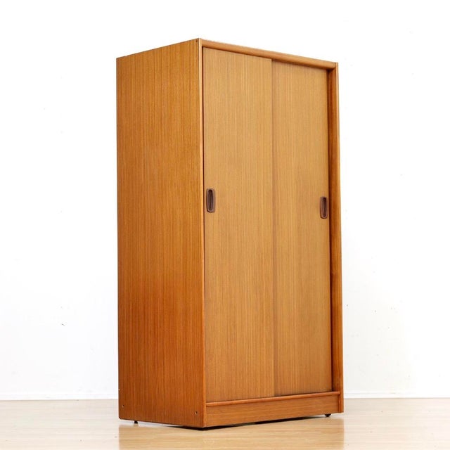 Brown 1960s Mid Century Armoire by Austinsuite Furniture, Attributed For Sale - Image 8 of 10